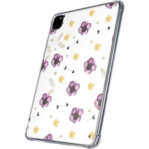 Flowers and Arrows iPad Pro 11in (2024) Clear Case